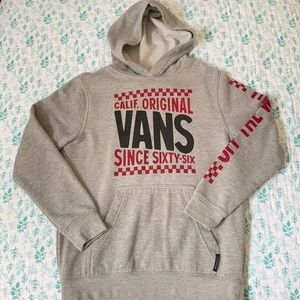 Boy’s Gray Vans Hoodie. Size Small.